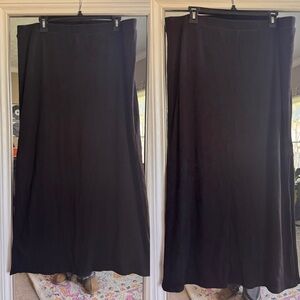 Old Navy Ribbed Black Women's Maxi Skirt